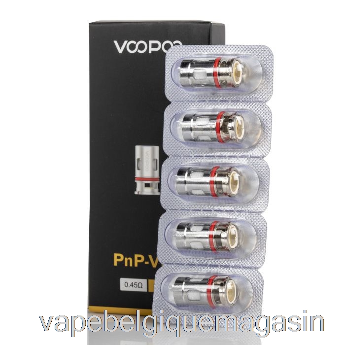 Vape Belgique Voopoo Pnp Bobines De Remplacement Bobines De Maille 0.45ohm Pnp-vm3